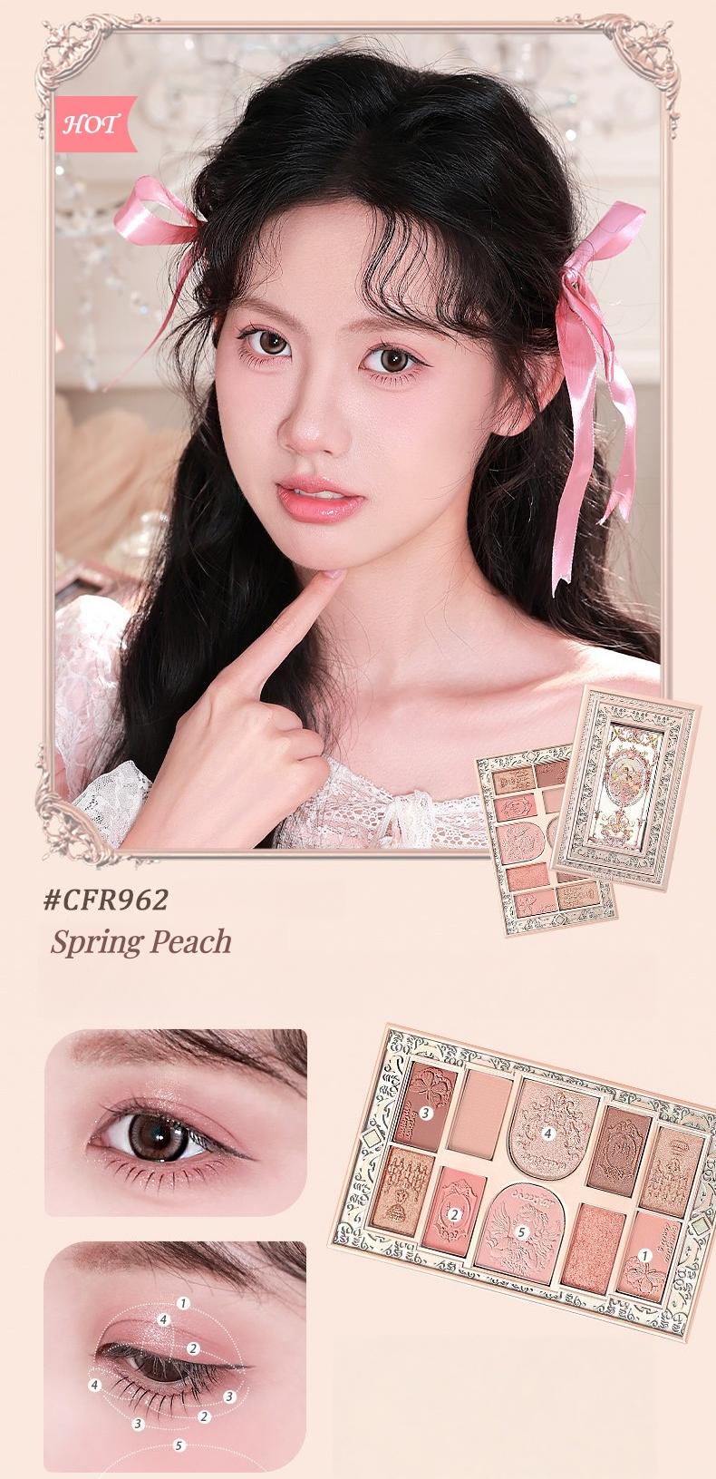 CHEERFLOR Picture Frame Collection 10-color Eyeshadow Palette T5566