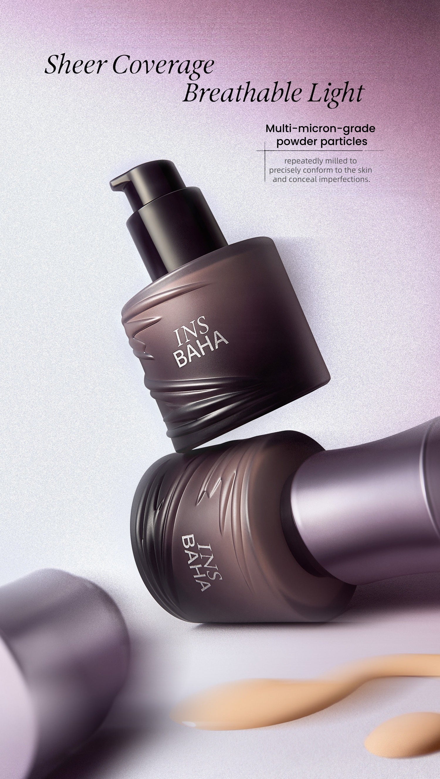 INSBAHA Rebel Collection Light Long-wear Liquid Foundation T5944