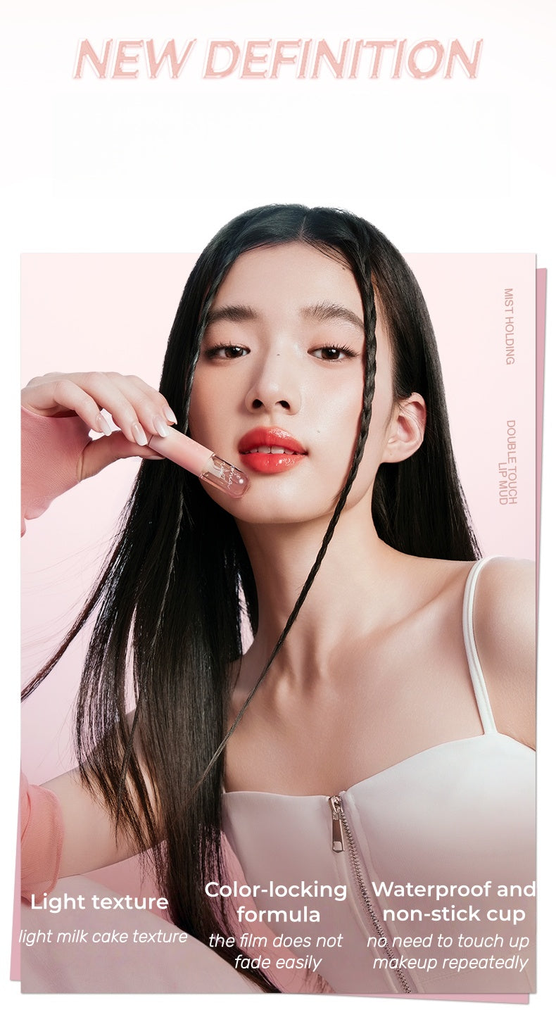 UNNY CLUB Double-head Moist Glossy Lip Glaze T5419