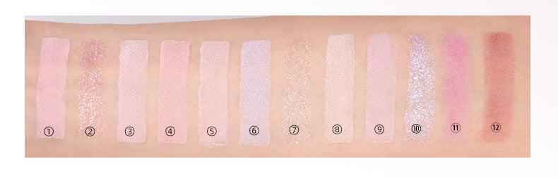 ROMANTIC BEAUTY Spectra Glow 12-color Eyeshadow Palette T5703