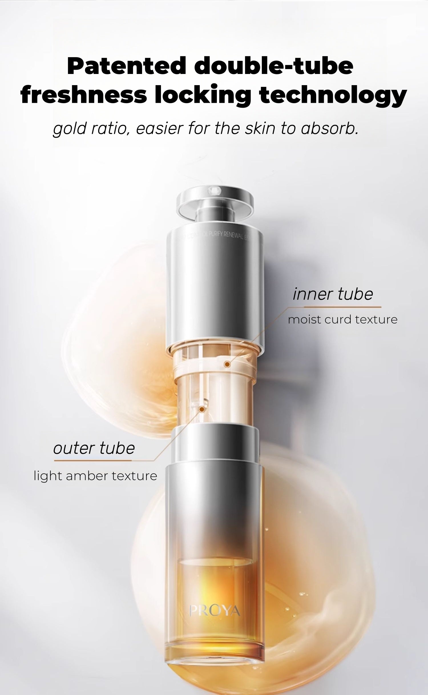 PRASADA SERUM & SKINPROTECT CREAM セット PROYA Sebum Control Purify Renewal Anti-acne Essence Serum T4581