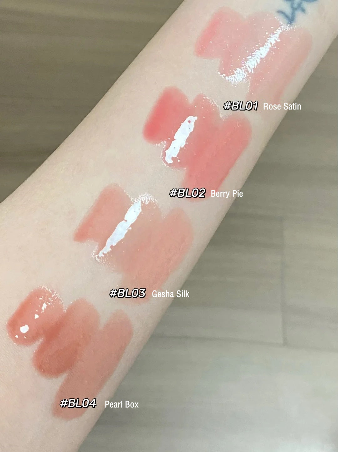 Girls Chat Romantic Rebel Collection 4 Pcs Lip Glaze Set T4198