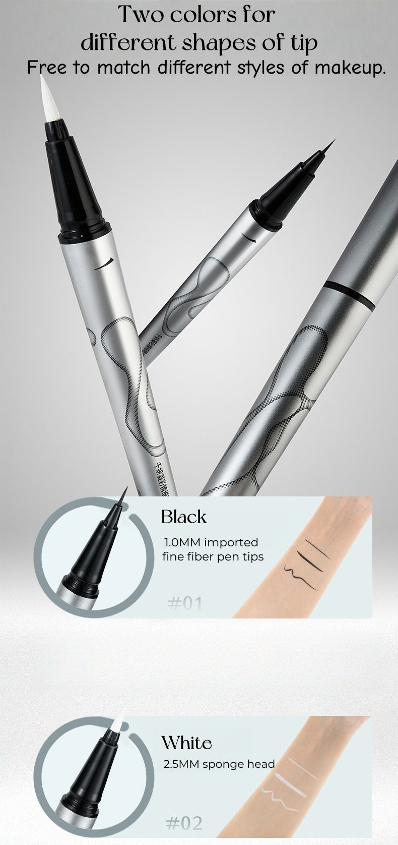 QianYan Long-wear Waterproof Fine Eyeliner Pen T5045