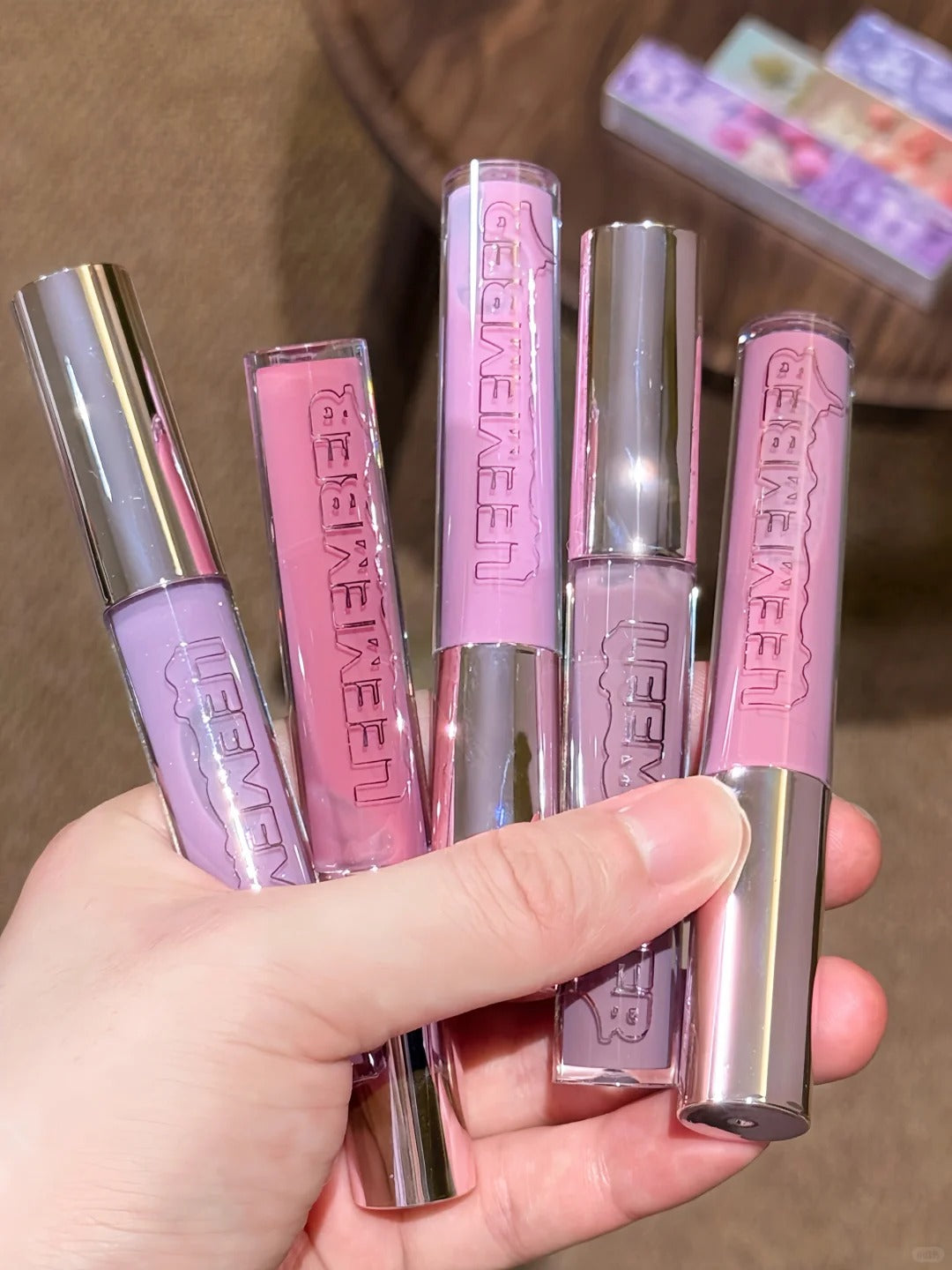LEEMEMBER New Essence Ice Crystal Moist Mirror Lip Gloss