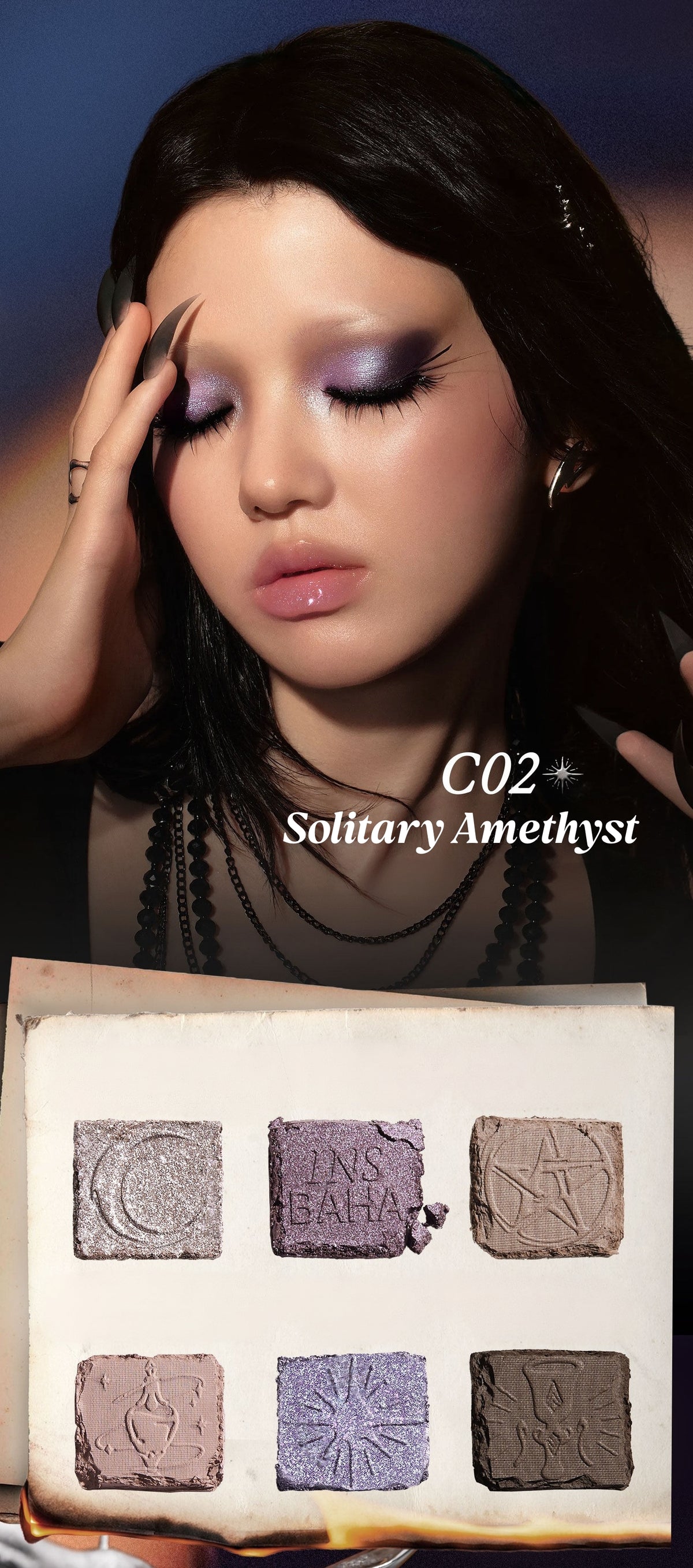 [Sale on Sep 30] INSBAHA Coven of Unseen Collection 6-color Eyeshadow Palette T6025