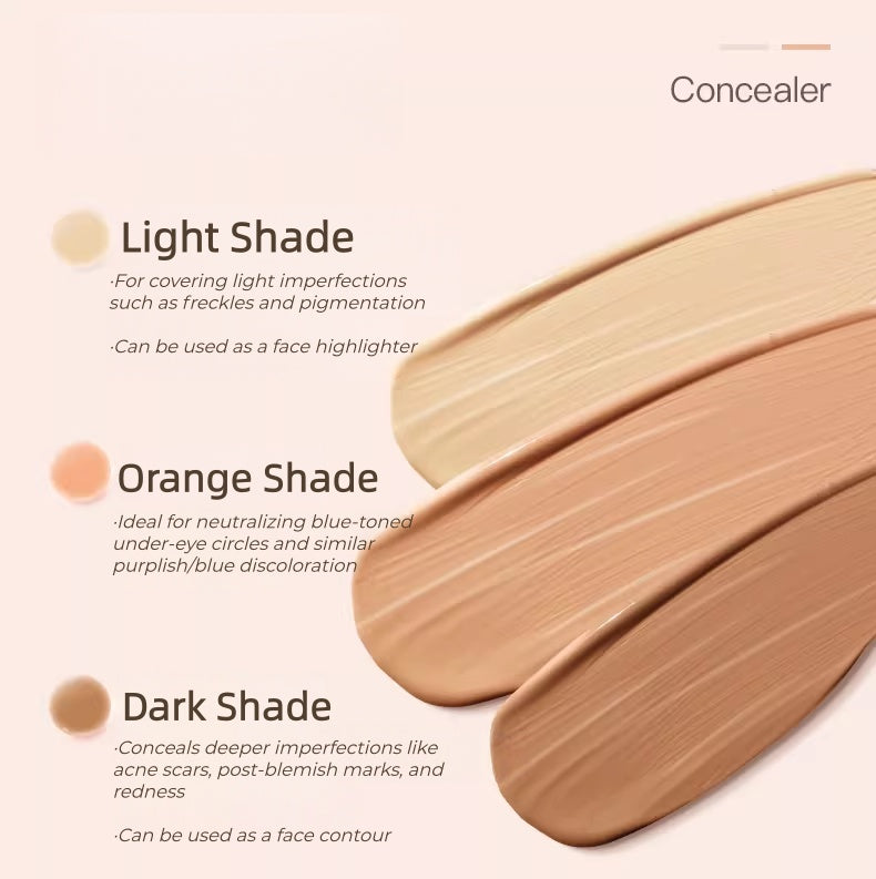 SPENNY 3-color Moist Long-wear Concealer Palette T5725