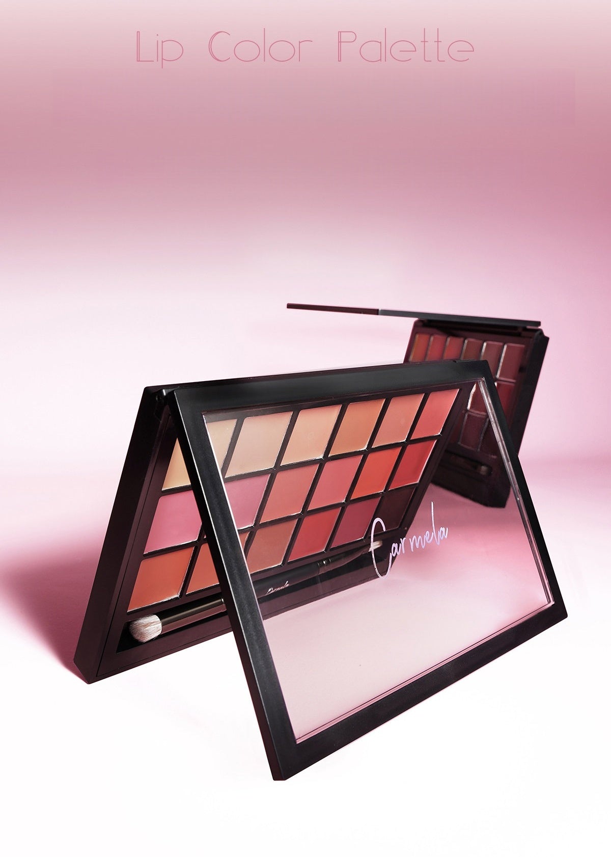 CARMELLA 18-color Velvet Matte Lip Glaze Multi-use Makeup Palette T5707