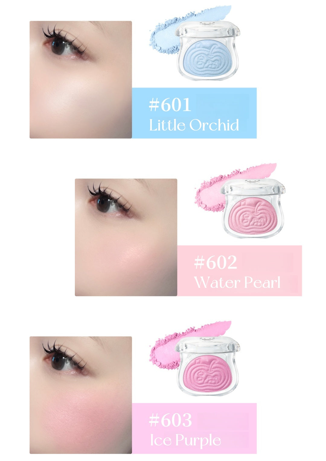 LEEMEMBER Little Bear Collection Glossy Blusher Powder T5130