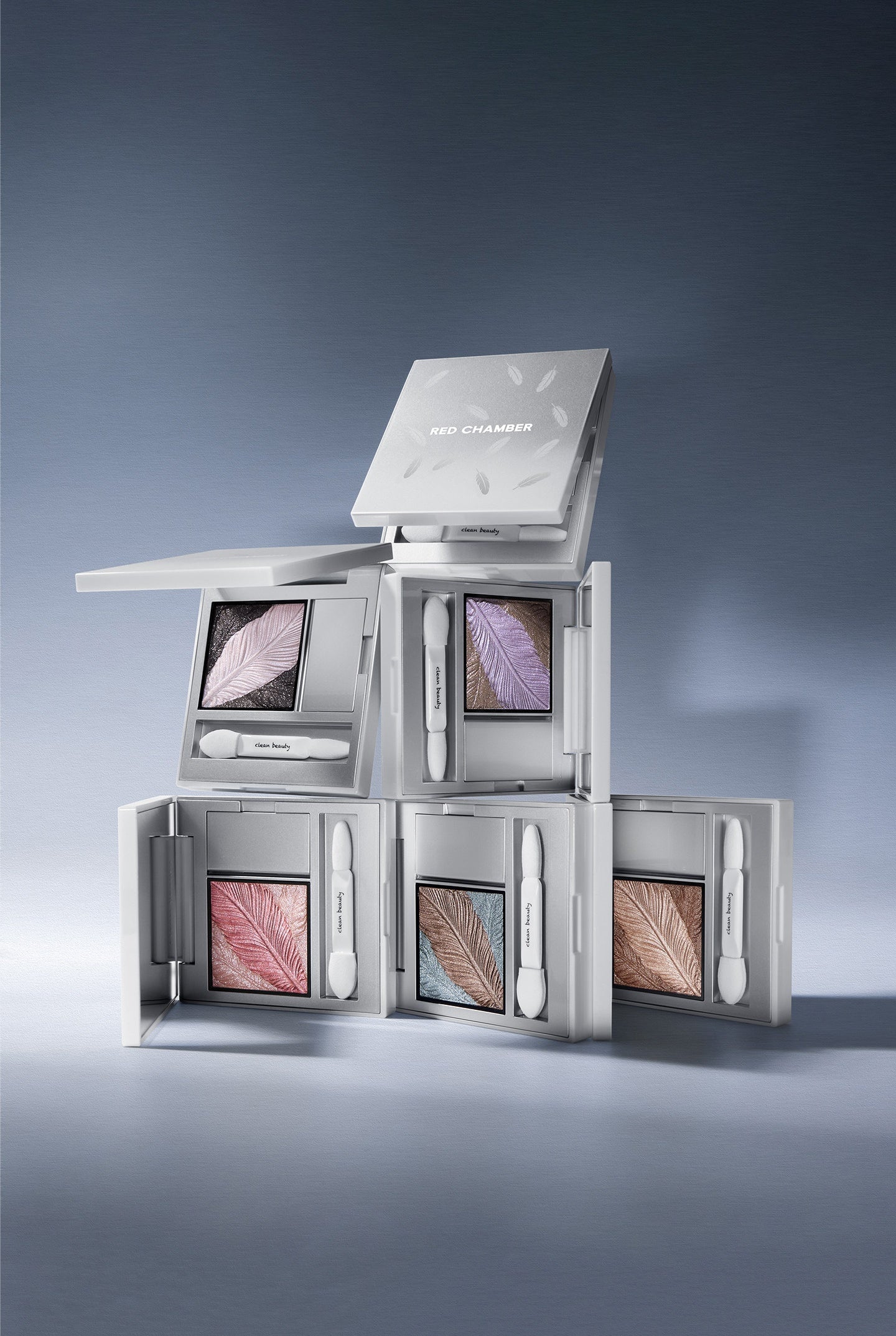 RED CHAMBER Double-color Satin Eyeshadow Palette T5661