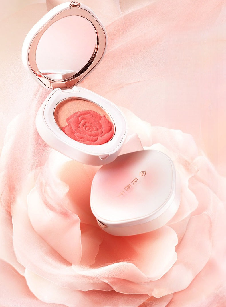 Florasis Flower Essence Moist 2-color Makeup Blusher T5488