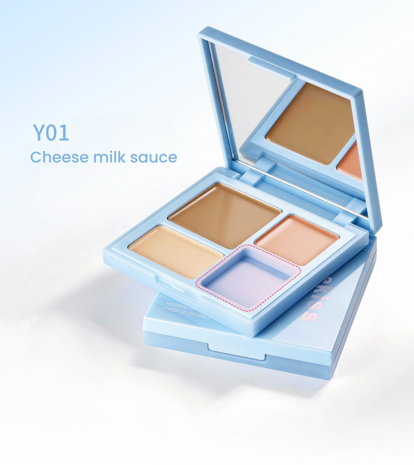MOOEKISS 3-color Silky Flawless Concealer Palette T5670