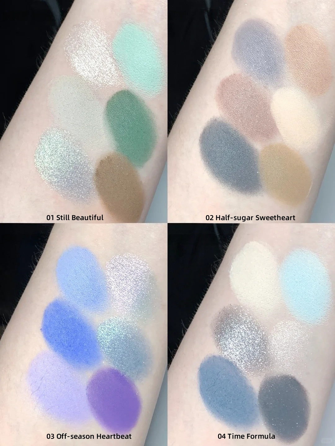 SheDella Future Technology 6-Color Eyeshadow Palette T4435