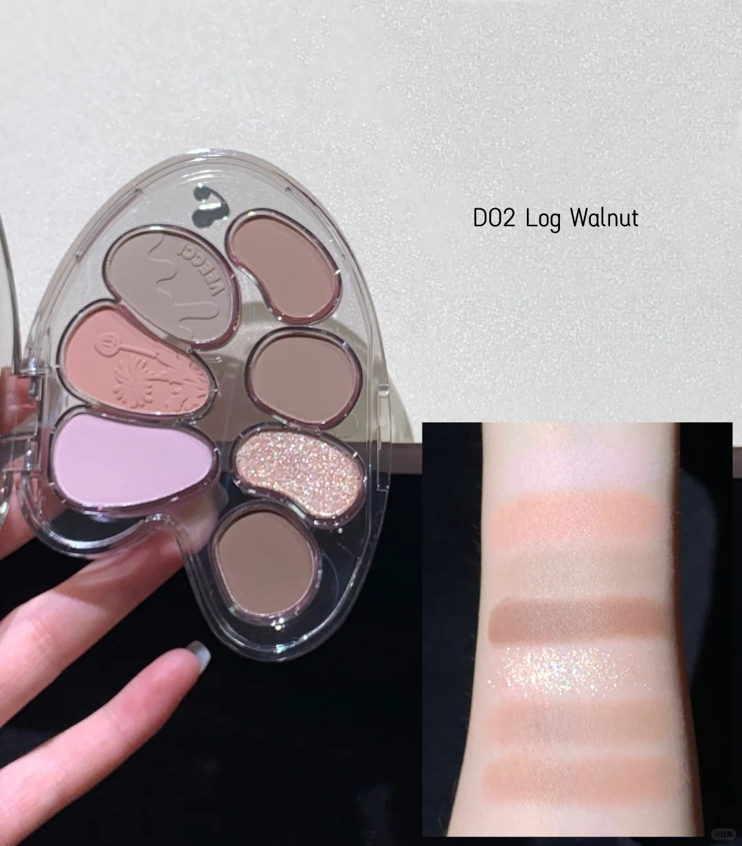 VEECCI Great Artist 7-color Long-wear Multi-use Eyeshadow Palette T4514