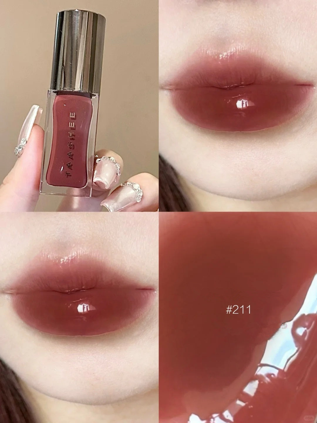 TAASHEE Essential Oil Nourishing Mirror Lip Glaze T4248