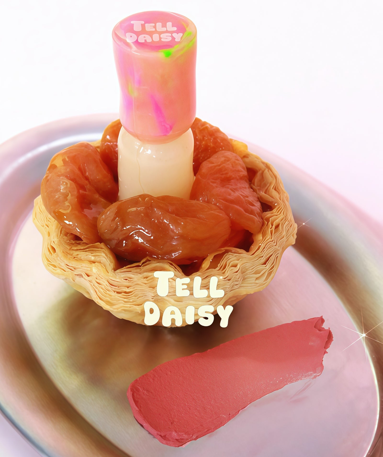 TellDaisy Flower Tea Collection Soft Shell Matte Lip Cream T4503