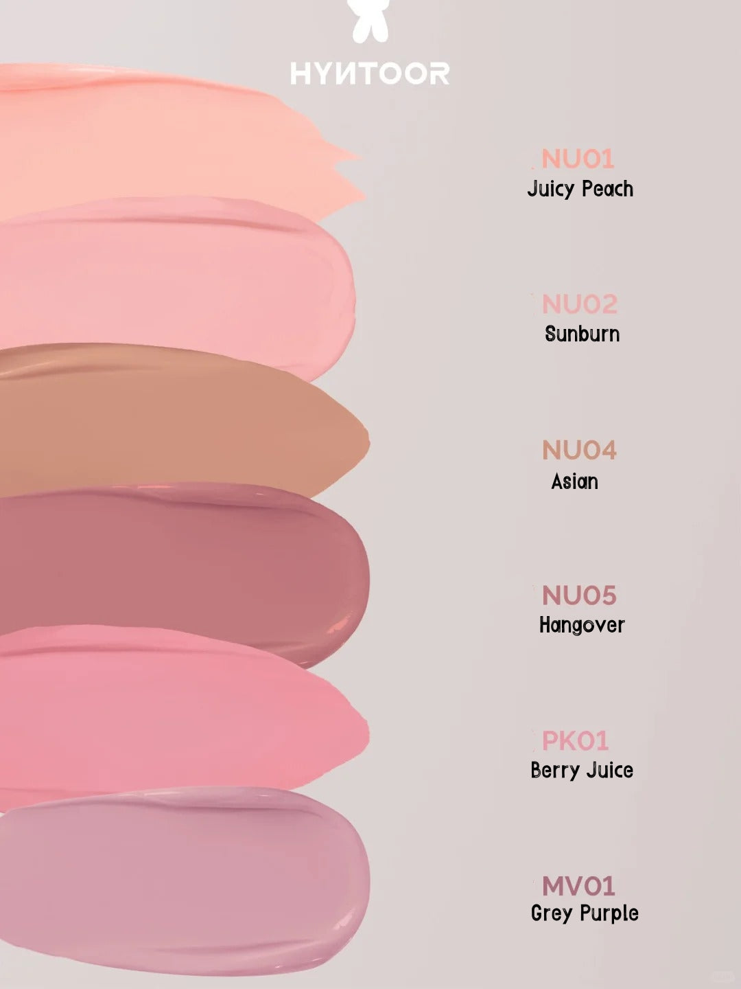 HYNTOOR Base Makeup Moisturizing Blusher Cream T5186