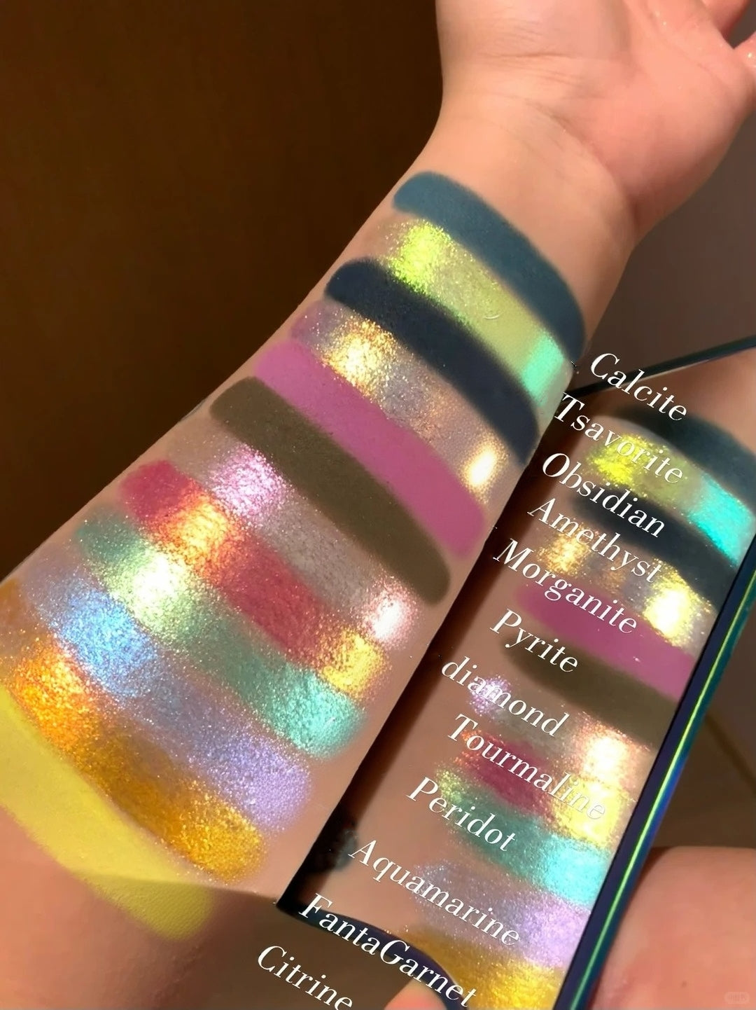Narimi Gemstone 12-Color Chameleon Eyeshadow Palette (10.0) T6011