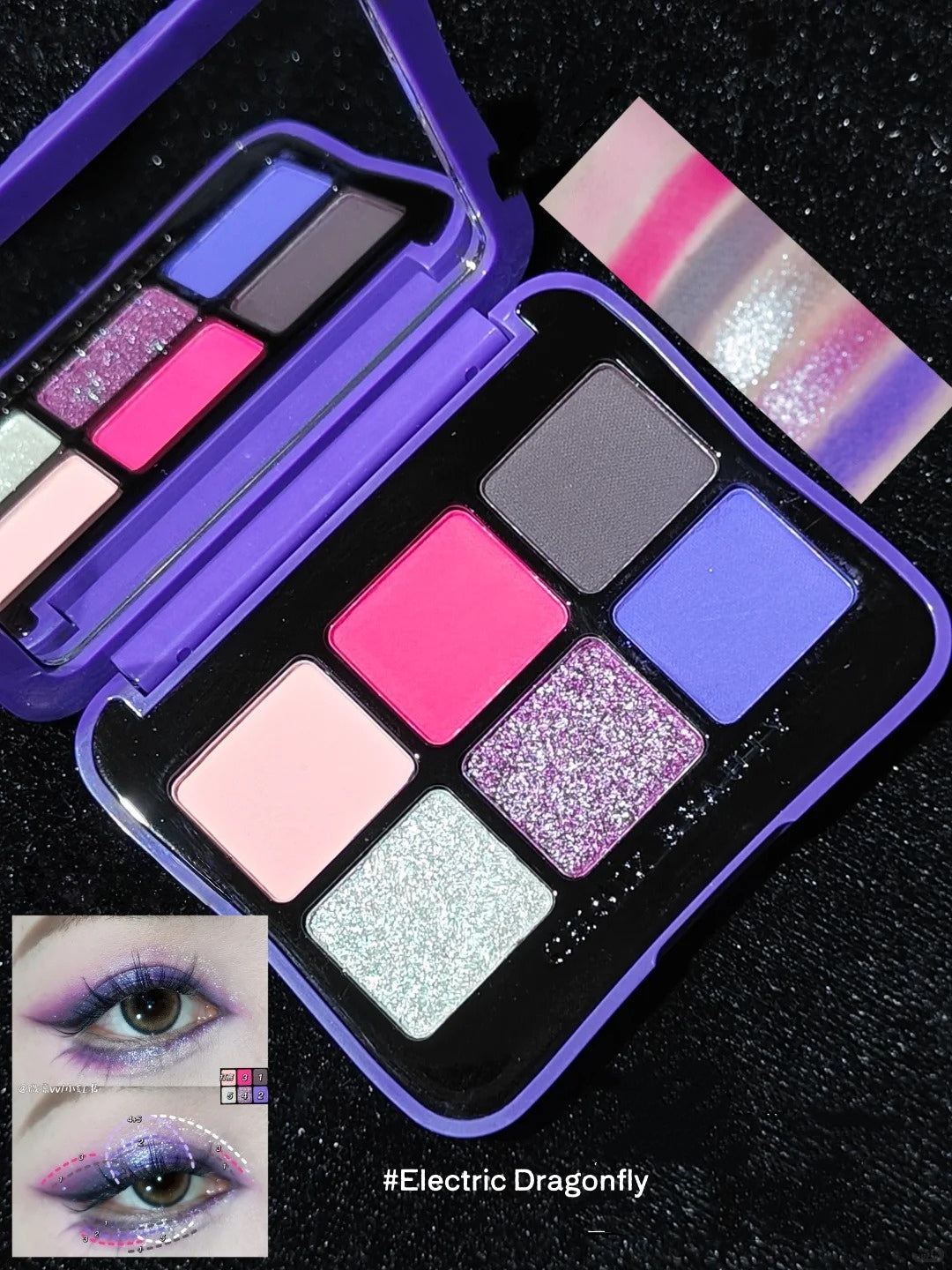 CHOIZ BEAUTY Insect Collection 6-color Eyeshadow Palette T5440