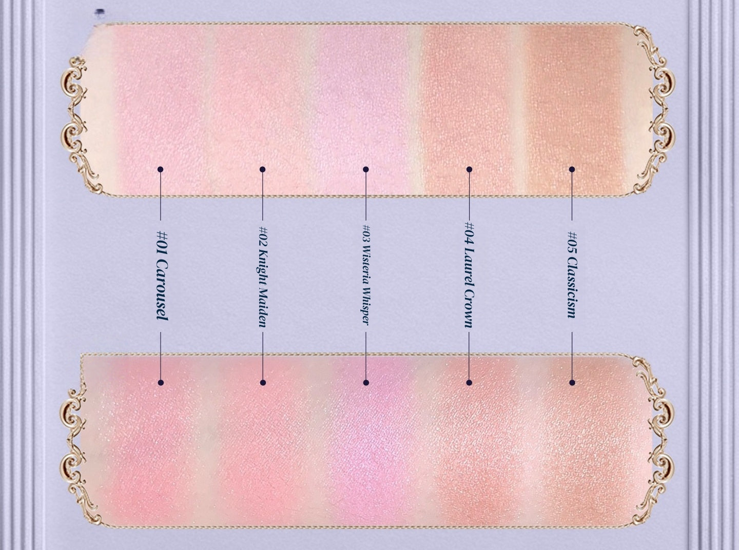 Flower Knows Unicorn Collection Satin Blush T5898