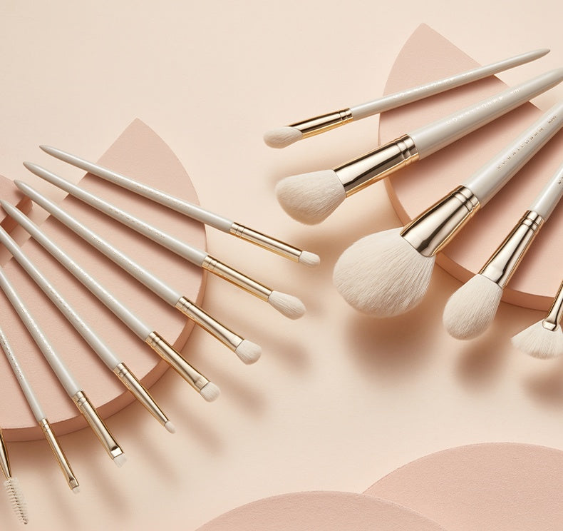 ROWNYEON Pure Ceramics Professional Makeup Brush 14 Pcs Set T5136