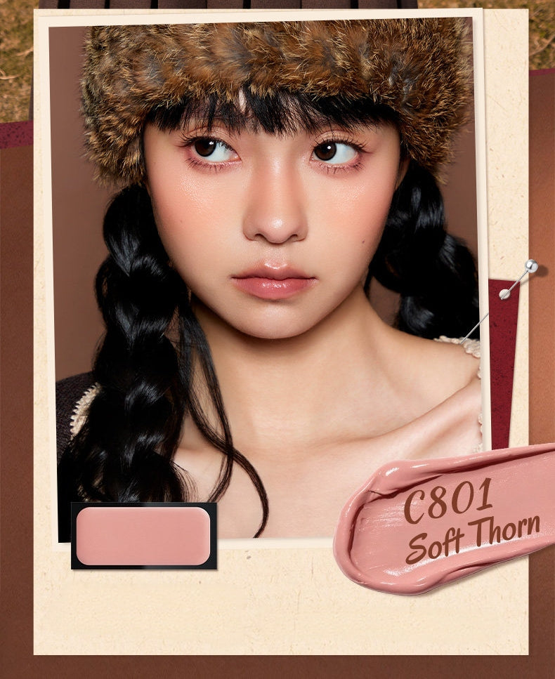 QianYan Cocoa Manor Tales Collection Silky Blusher Cream T6061