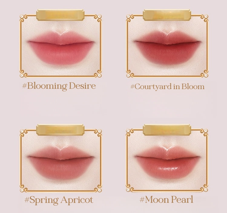 PALACE MUSEUM Treasure Garden Collection Moist Matte & Glossy Lip Glaze T5493