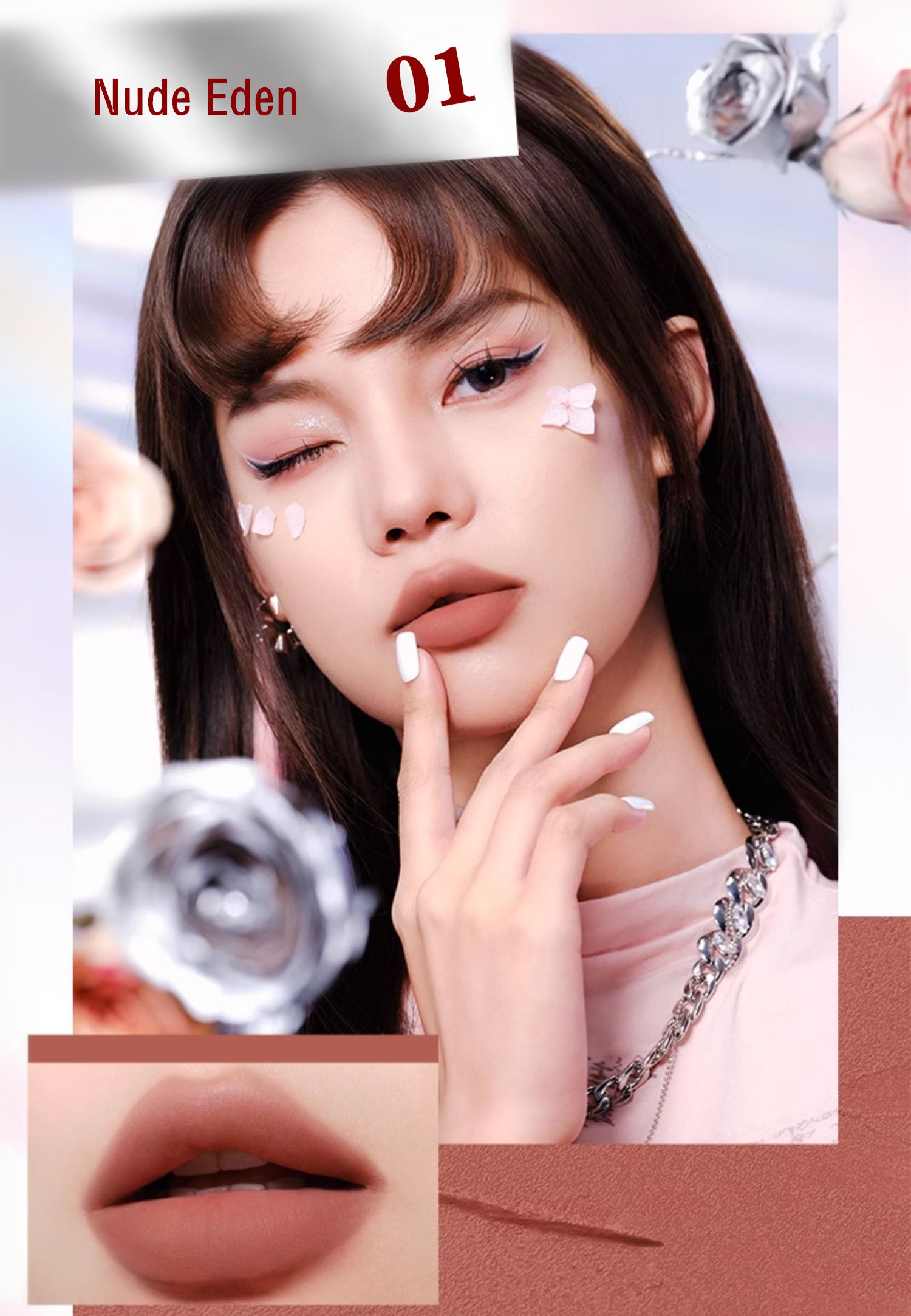 LITTLE ONDINE Blossom Mood Velvet Matte Lip Mud T3800