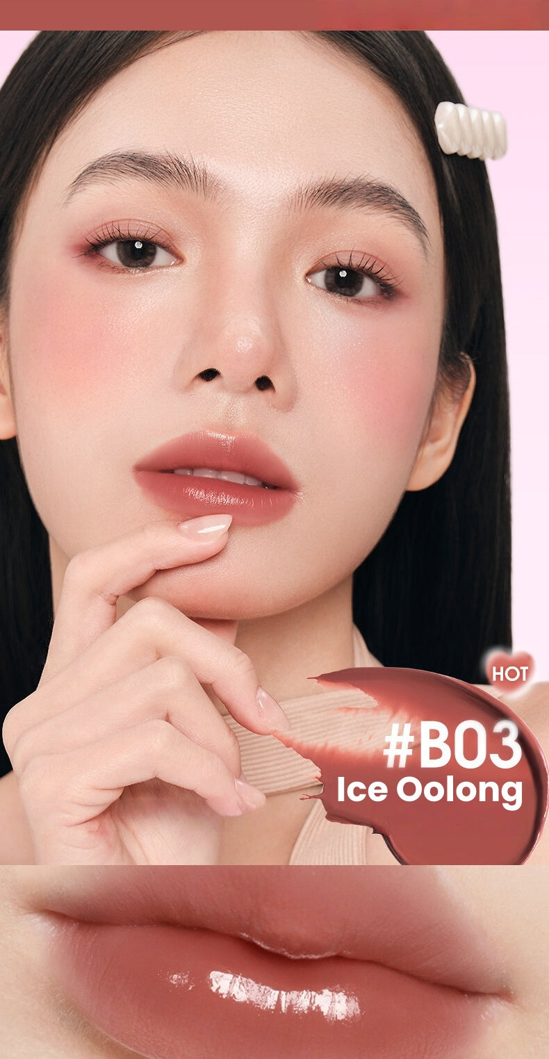 CHIOTURE Moist Glossy Multi-use Makeup Cream for Blusher & Lipstick & Eyeshadow T5465