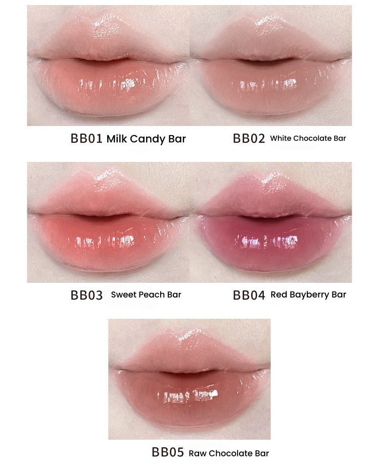 LEEMEMBER Chocolate Bar Collection Double-head Glossy Lip Liner Pen & Lip Gloss T5450