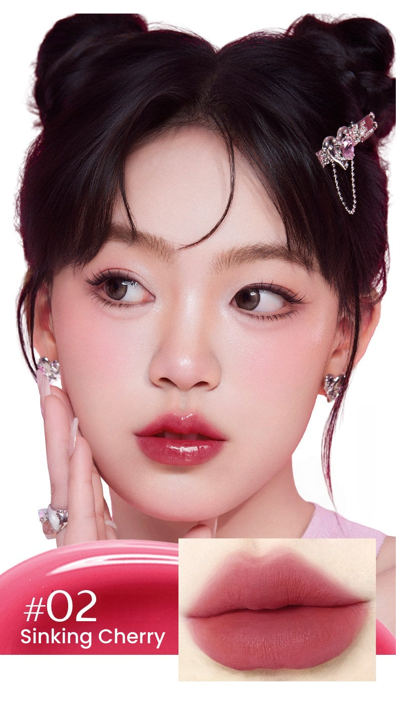 ROMANTIC BEAUTY Matte & Glossy Double-head Long-wear Lip Glaze T5711
