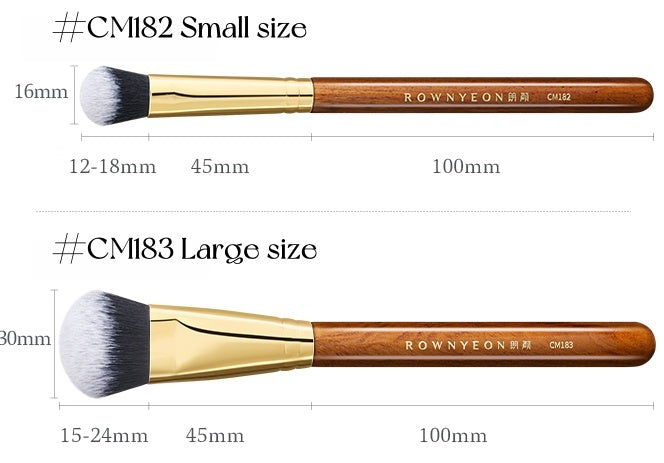 ROWNYEON Red Desert CM182/183 Highlighter & Blusher Makeup Brush T5148