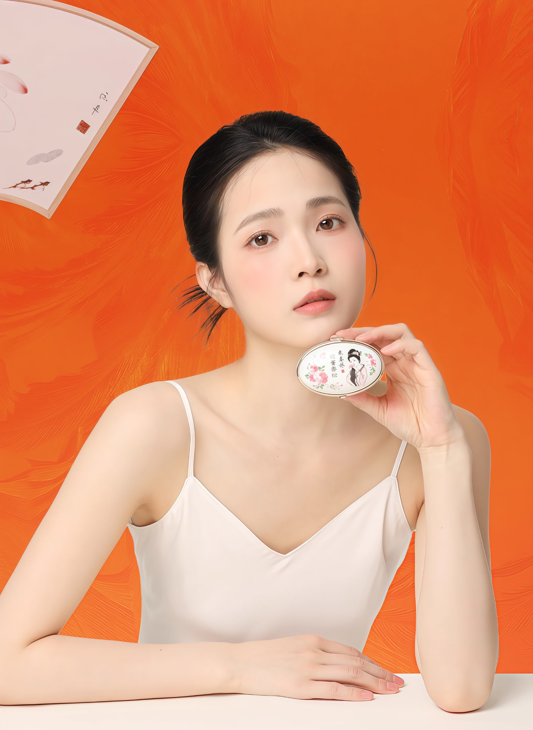 DaiChunLin Ceramics Duck Egg Fragrant Matte Blusher Powder T5082