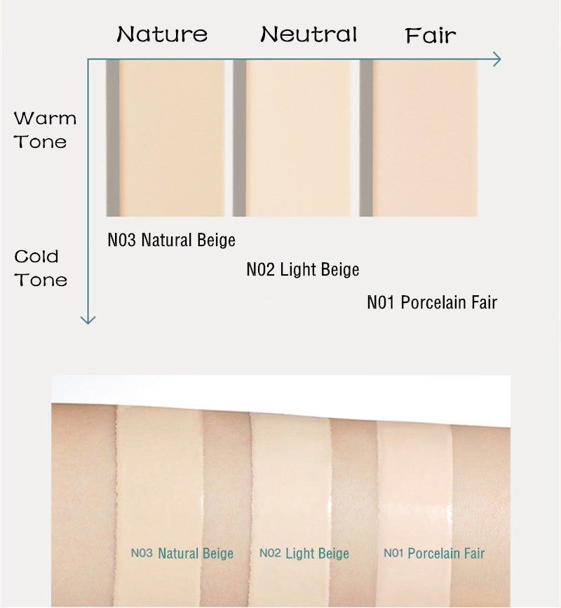 INTO YOU Brighten Flawless Long-lasting Air Cushion Foundation T3776