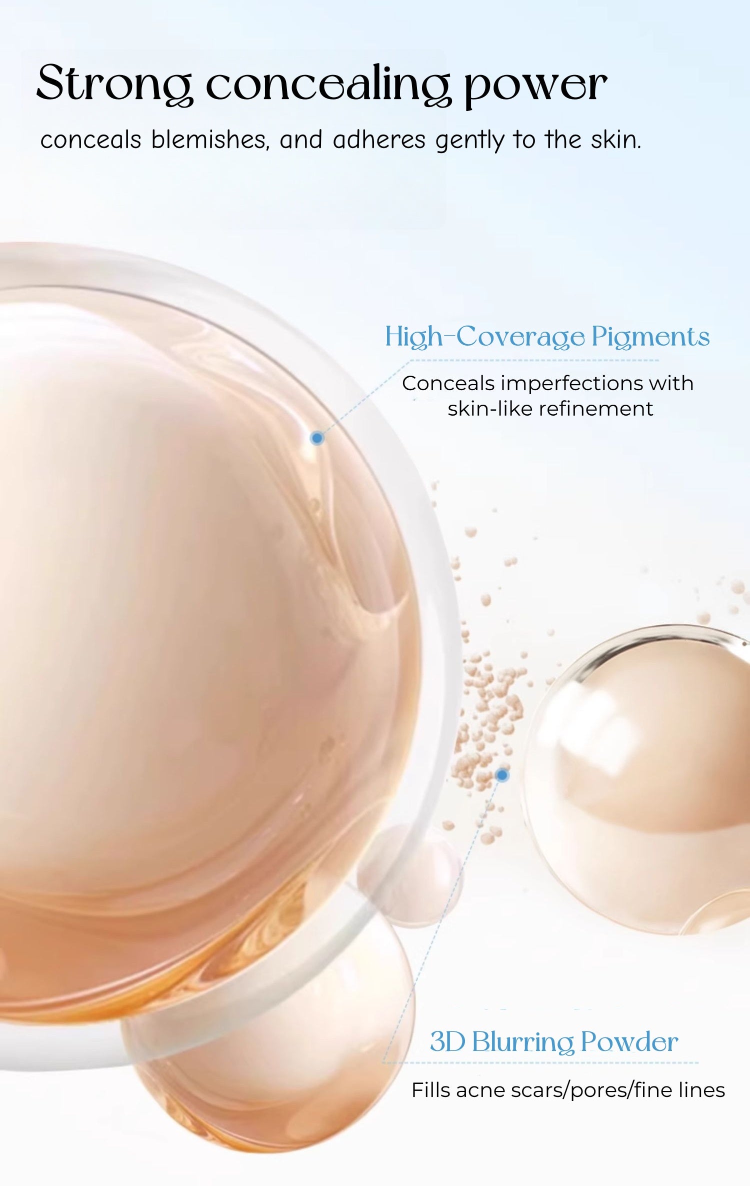 PASSIONAL LOVER Flawless Concealer Liquid Foundation (2.0) T4813