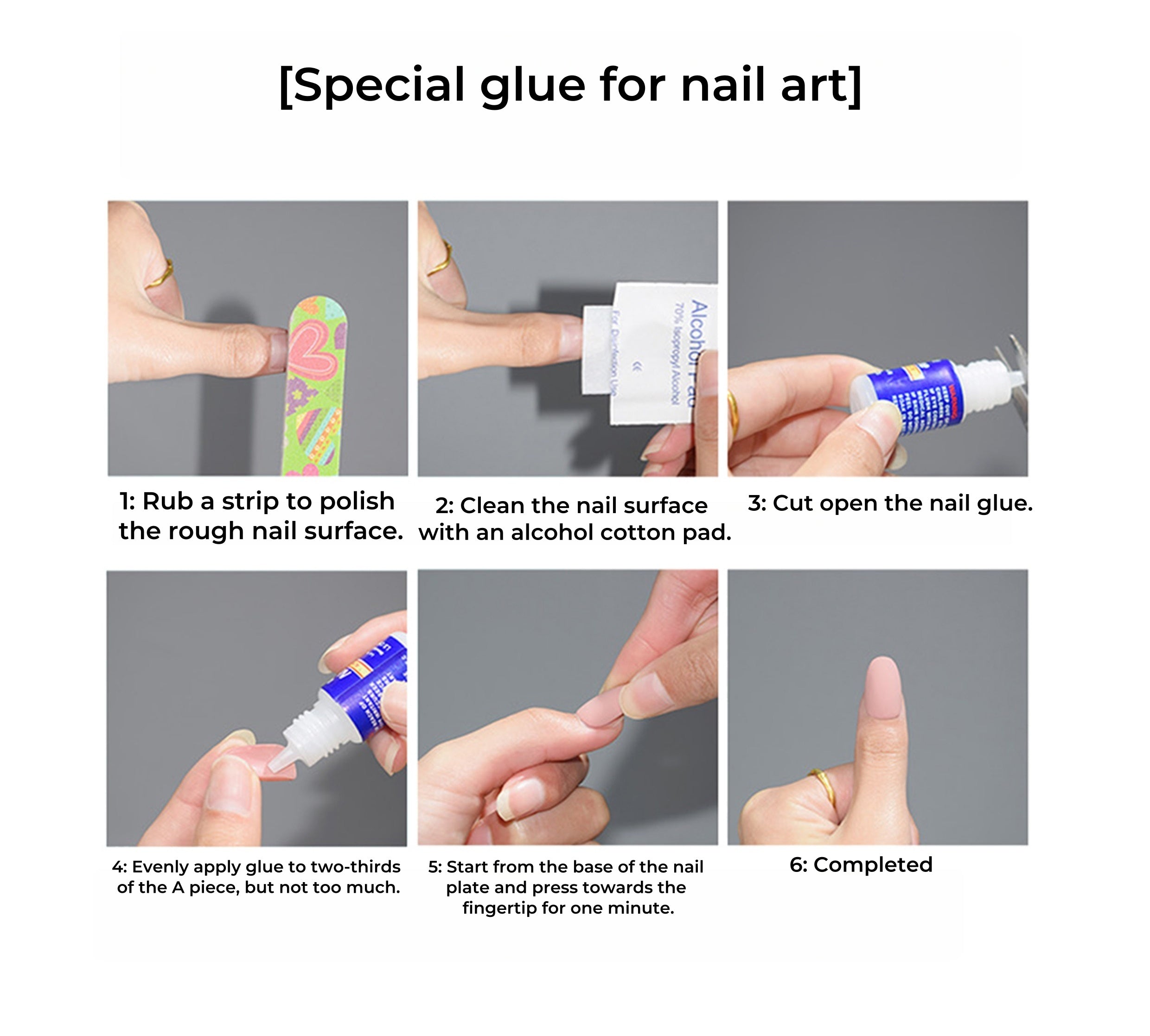 ETERNITY'C Handmade Custom Crocodile Pattern Pressed On Wearable Nails T5037