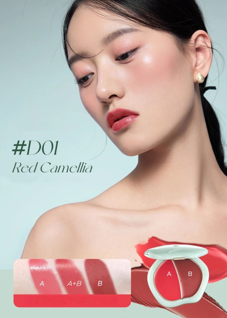 TIMAGE Long-wear Moist Multi-use Makeup Blusher Palette T4807