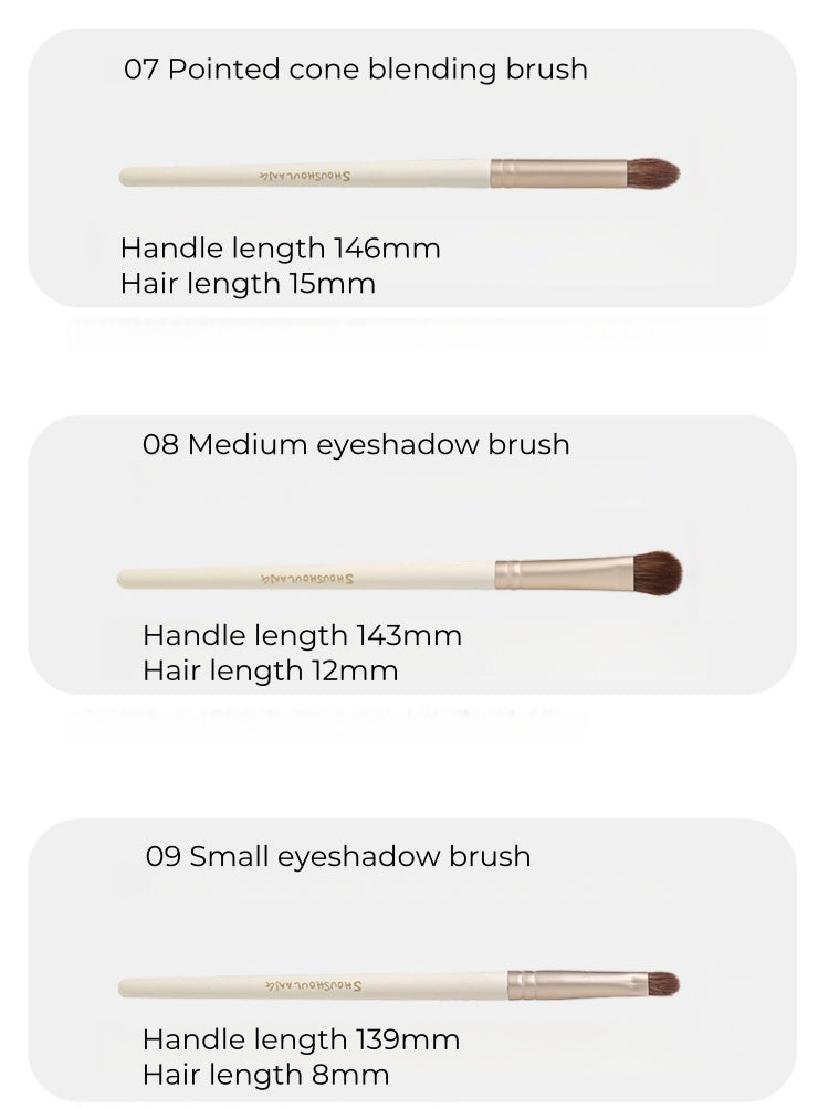 SHOUSHOULANG Corn Poppy Collection Professional Makeup Brush 13 Pcs Set T4929