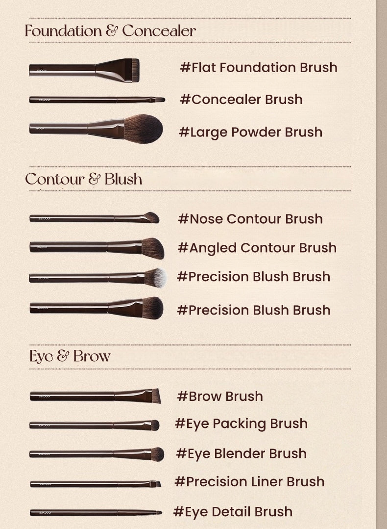 JOOCYEE Professional Makeup Brush Set T5796