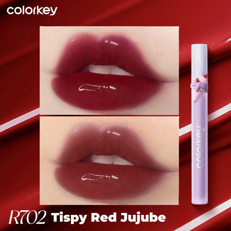 COLORKEY Ice Cream Airy Moist Matte & Mirror Lip Glaze T4369