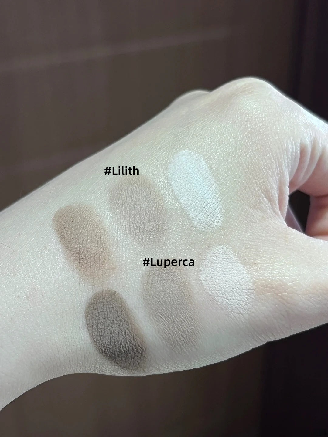 SHELLWE MAKEUP Lilith Luperca 3-color Highlighter Contour Palette T4430