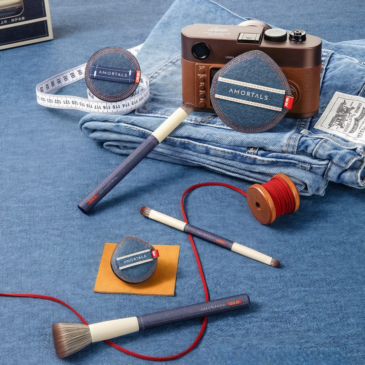 AMORTALS Just One Set Cowboy Makeup Tool Set T4615