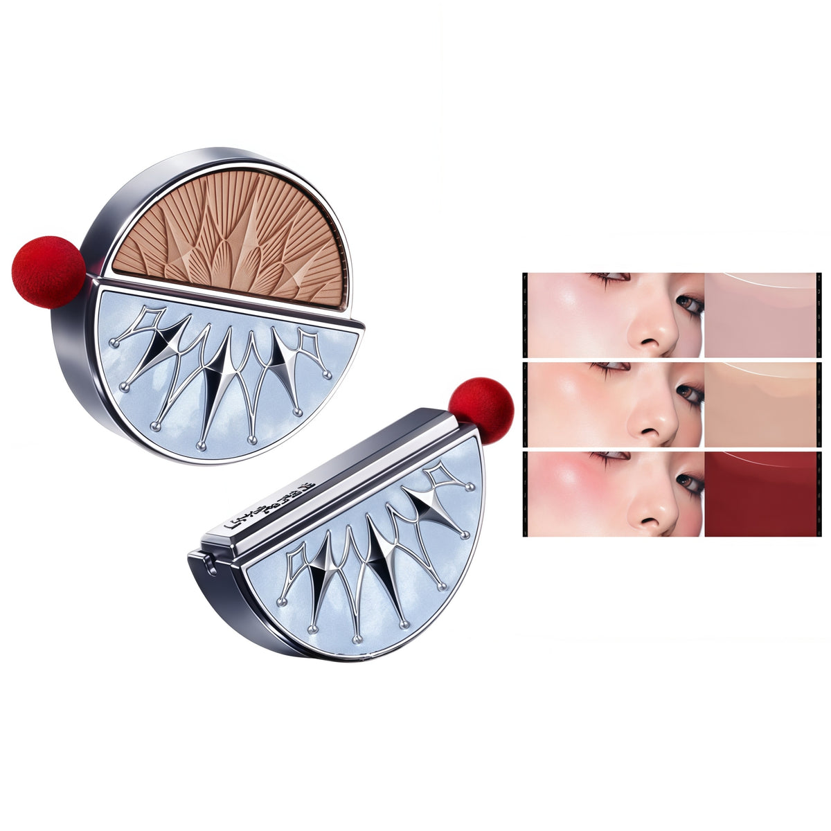 LITTLE ONDINE X Witch's Trick Collection Starburst Blusher T6041