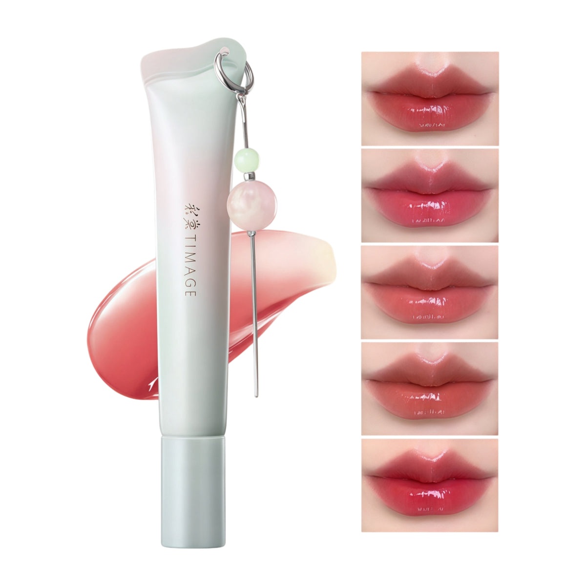 TIMAGE Luminous Moist Glossy Essential Lip Gloss T6059