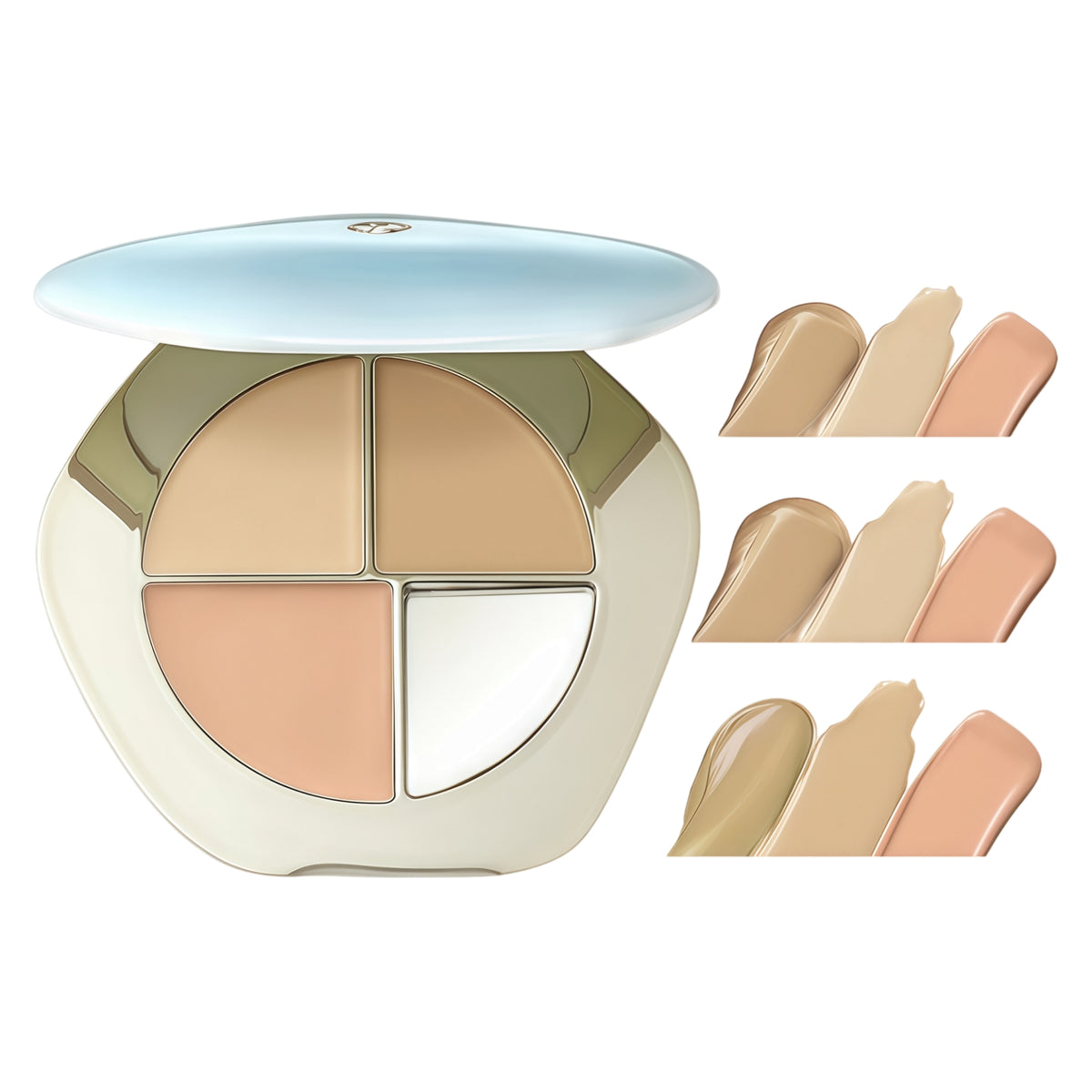TIMAGE Silky Long-wear 3-color Concealer Palette (2.0) T6049