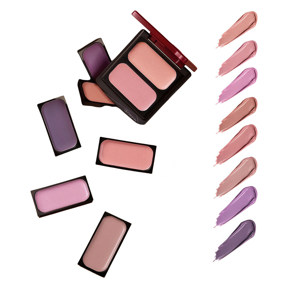 QianYan Cocoa Manor Tales Collection Silky Blusher Cream T6061
