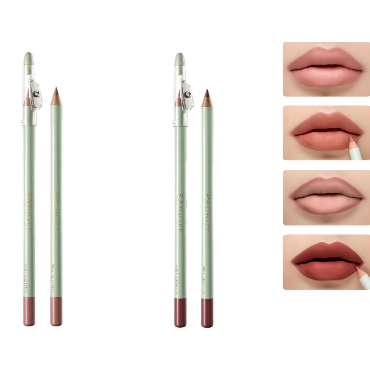 TIMAGE Long-wear Precision Matte Lip Liner Pencil T6060