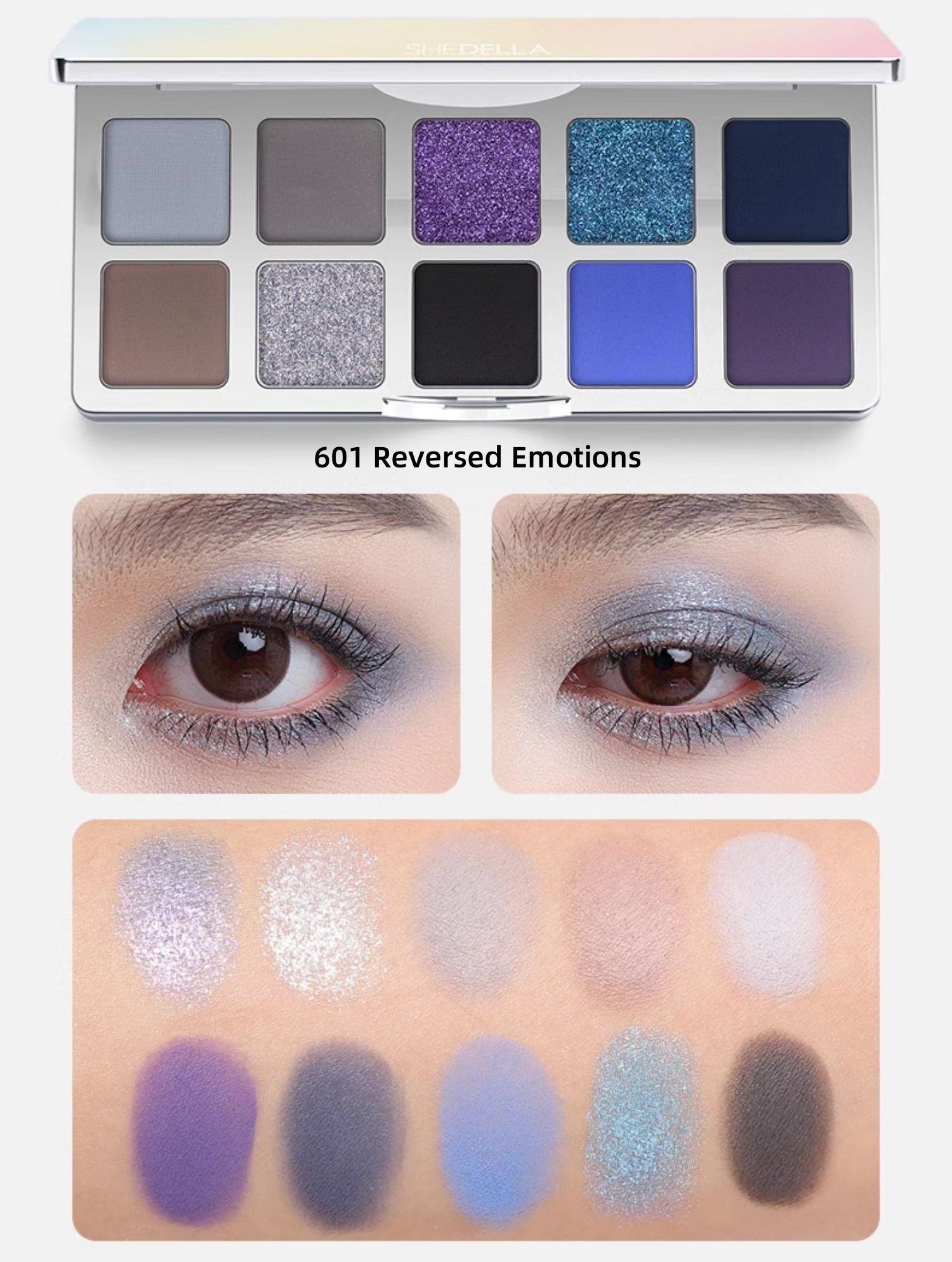 SheDella Colorful Dream 10-Color Eyeshadow Palette T4434