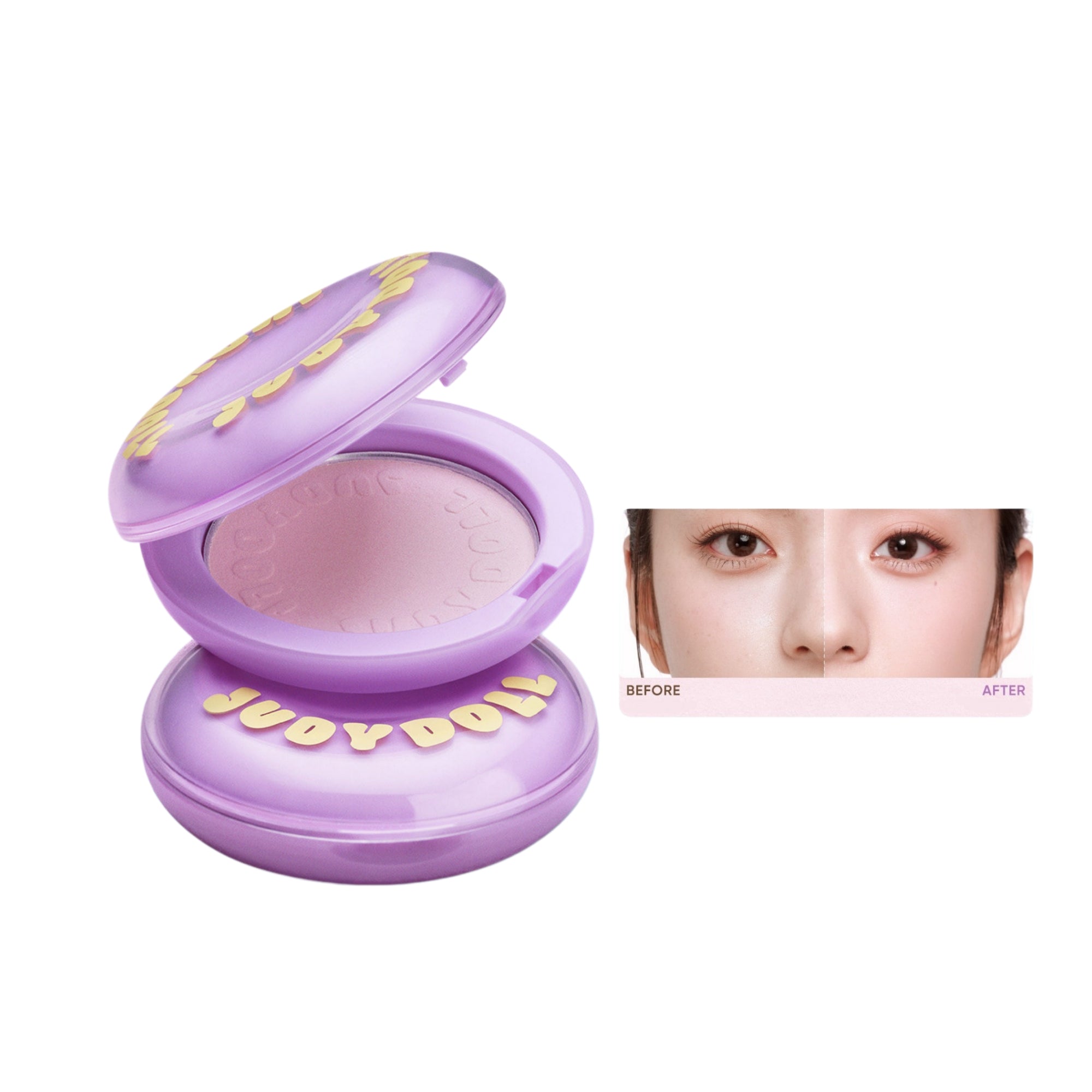 JUDYDOLL Jelly Collection Velvet Matte Long-wear Donut Pressed Powder T5873