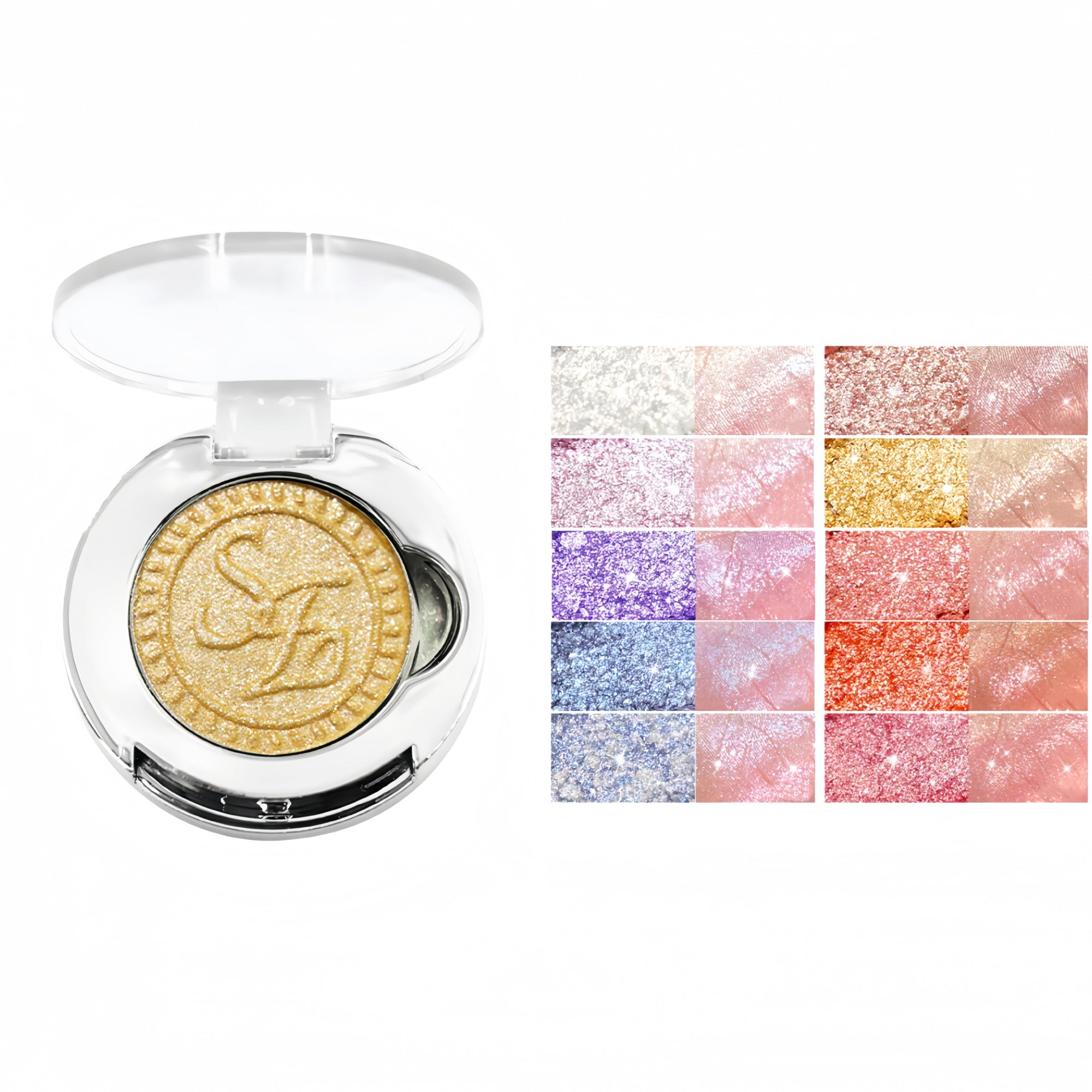 SheenEffect Diamond Shimmer & Pearlescent Glitter Mono Eyeshadow T5789