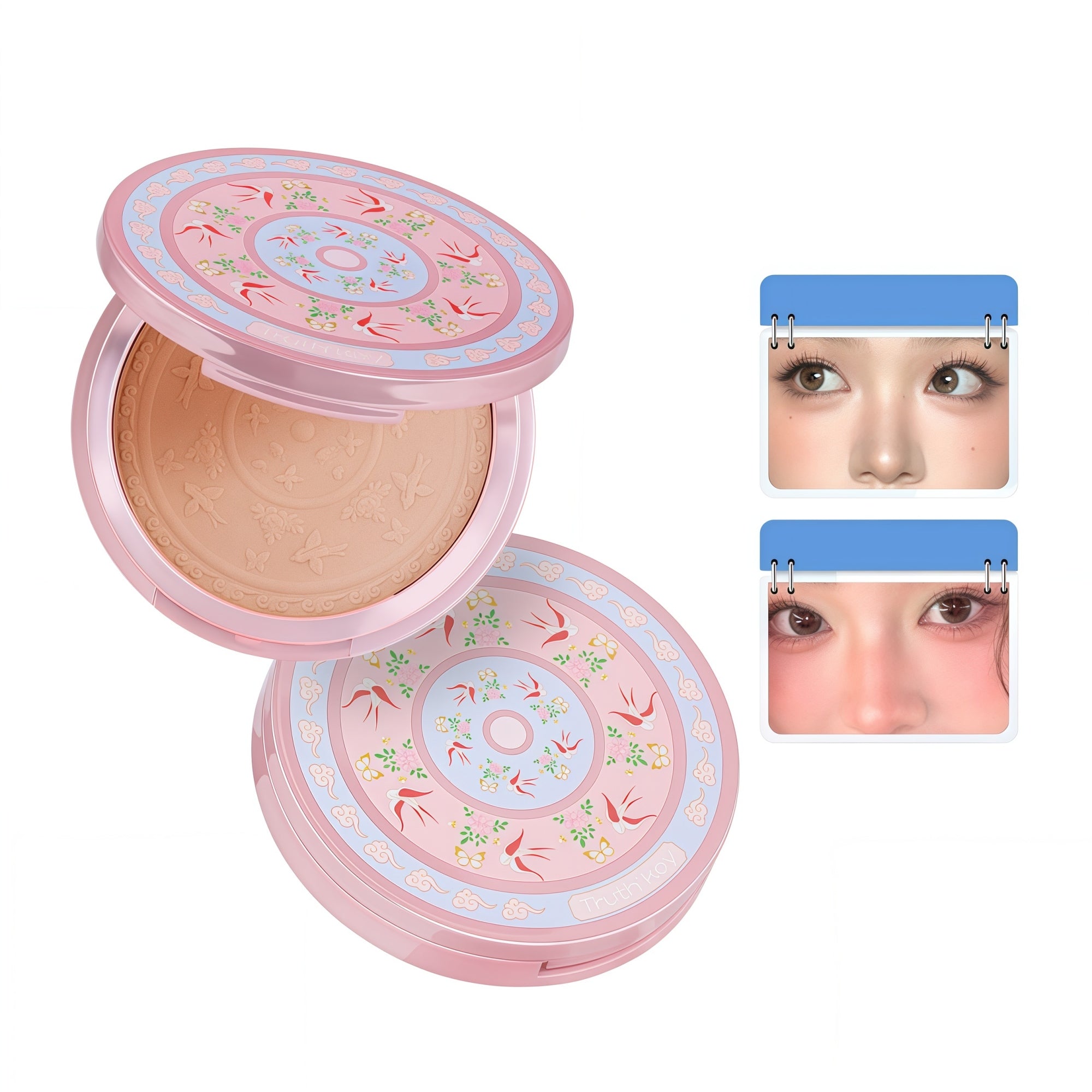 Truth'Key Birds & Blossoms Gradient Blusher Palette T5791